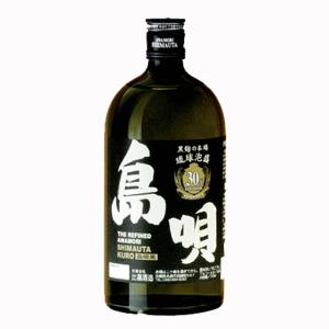 【スッキリ華やかな泡盛！】　島唄黒　泡盛　30度　720ml(●1)(2)｜first19782012