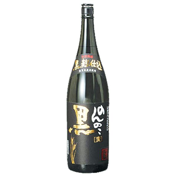 【スッキリ飲み口！ワンランク上の本格麦焼酎！】　宗政　のんのこ黒　黒麹　麦100％　麦焼酎　25度　...