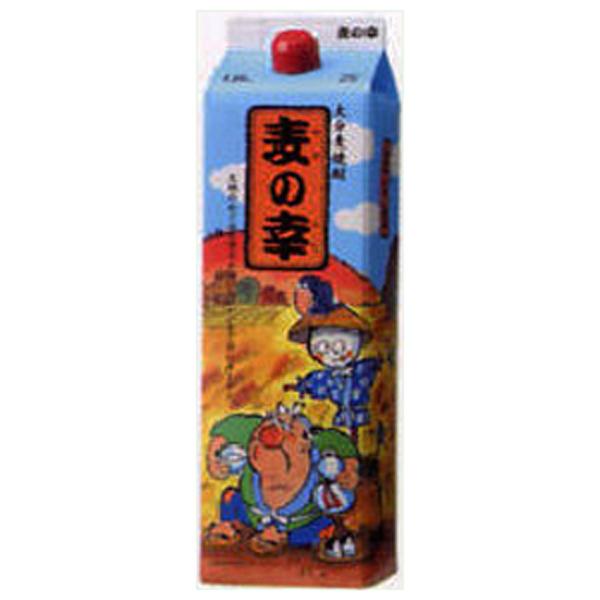 【程良い麦の香りと、すっきりとした味わい】　麦の幸　麦焼酎　25度　1800mlパック