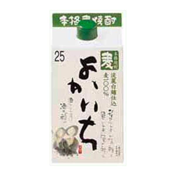 【麦の爽やかな風味とキレのある後味！】　よかいち　白麹　麦焼酎　25度　900mlパック