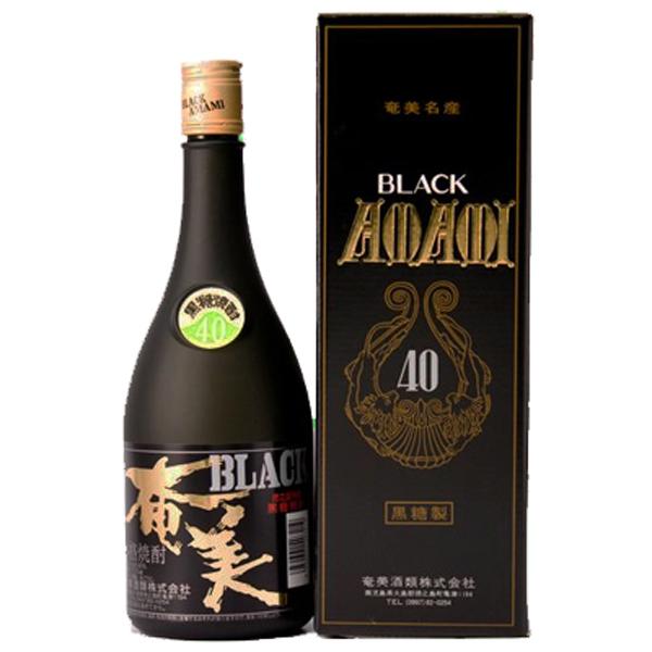 奄美　ブラック奄美　長期貯蔵　黒糖焼酎　40度　720ml(2)