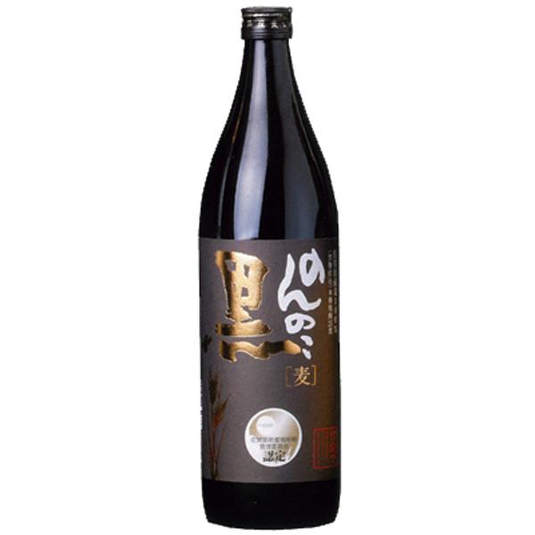 【スッキリ飲み口！ワンランク上の本格麦焼酎！】　宗政　のんのこ黒　黒麹　麦焼酎　25度　900ml