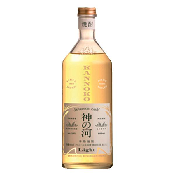 【バニラを思わせる香りが華やかでよりマイルドな味わい！】　神の河　ライト　麦焼酎　20度　600ml