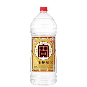 【クリアーな味わいが大人気の宝焼酎！】　宝　甲類焼酎　25度　4000mlペット(4L)｜first19782012