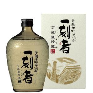 一刻者　石蔵甕貯蔵　芋焼酎　27度　720ml(陶器ボトル)(1)｜first19782012