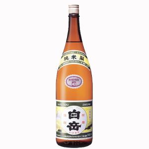 【上質な米の香り！まろやかな口あたり！】　白岳　米焼酎　40度　1800ml(5)｜first19782012