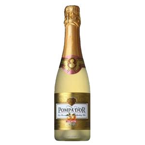 ポンパドール　ピーチ　フルーツスパークリングワイン　6.5％　泡　やや甘口　375ml(3)(ハーフボトル)