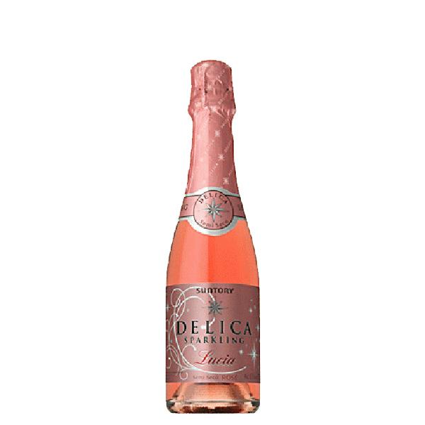 サントリー　デリカ　スパークリング　ルシア　泡ロゼ　ハーフサイズ　375ml(正規輸入品)(3)(ス...