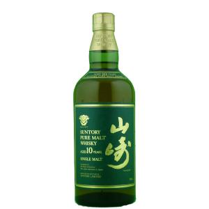 ■■「メーカー終売商品の為、激レア」　サントリー　山崎10年　ピュアモルトウイスキー　40度　700ml(グリーンラベル)