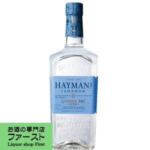 【スパイシーなニュアンスとスッキリ飲みやすい味わい！】　ヘイマンズ　ロンドン・ドライ・ジン　41.2度　700ml(正規輸入品)｜first19782012