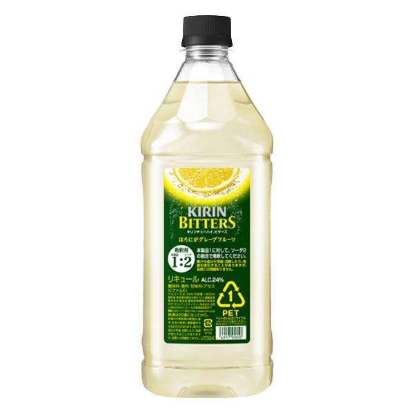 キリン　ビターズ　ほろにが　グレープフルーツ　24度　コンクタイプ　1800mlペット(1-1)