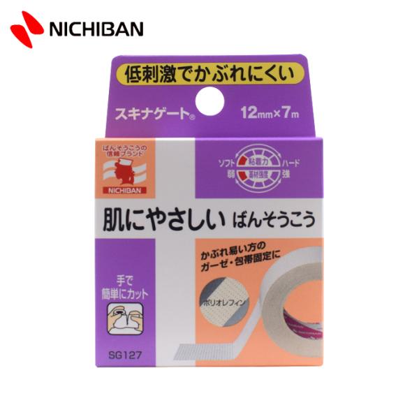 ニチバン 肌にやさしいばんそうこう スキナゲート 12mm×7m