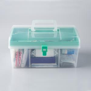 応急手当用品20点セット プラスチック製救急箱...の詳細画像1