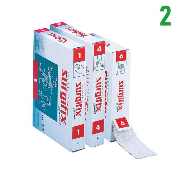 H サージフィックス No.2 （大人：手首／子ども：腕） ネット包帯 ロールタイプ 病院用 川本産...