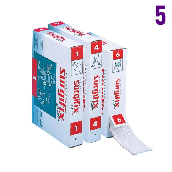 H サージフィックス No.5 （大人：太もも／子ども：頭） ネット包帯 ロールタイプ 病院用 川本...