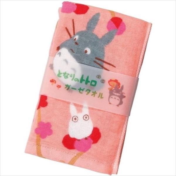 ジブリ 梅とトトロ フェイスタオル