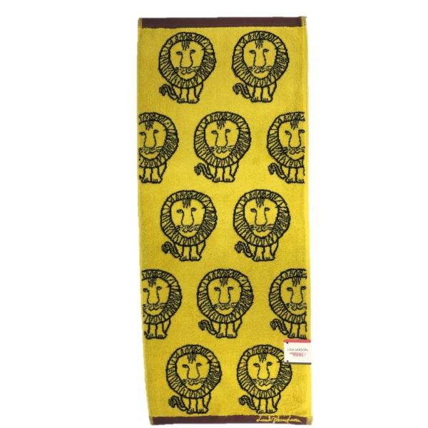 フェイスタオル ライオンイエロー リサ・ラーソン LISA LARSON