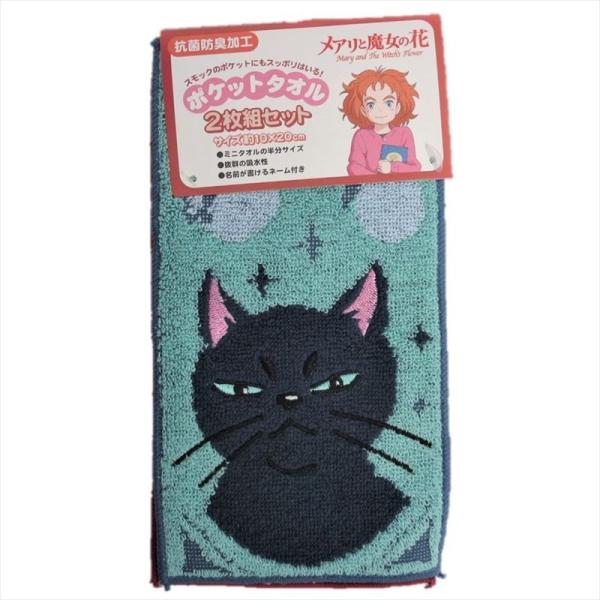 ポケットタオル2枚組 メアリと魔女の花 ティブとほうき