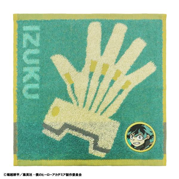 僕のヒーローアカデミア　緑谷出久　コスチューム　ミニタオル　抗菌防臭加工　ヒロアカ