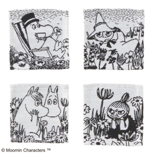 ムーミン コースター4枚組 MOOMIN 谷のできごと
