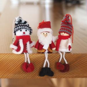 スノーフレンズ クリスマス サンタクロース スノーマン オーナメント 北欧 丸和貿易 747226