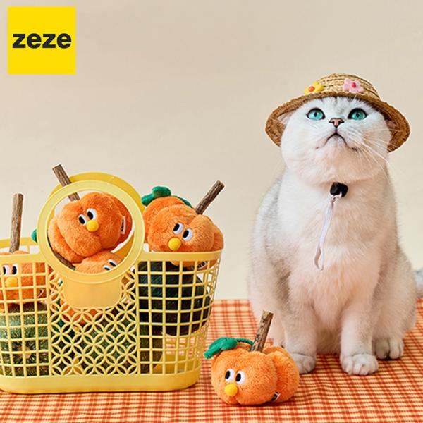 CAT WOOD TOY かぼちゃ ねこ おもちゃ ペットグッズ またたび Pumpkin 猫グッズ...