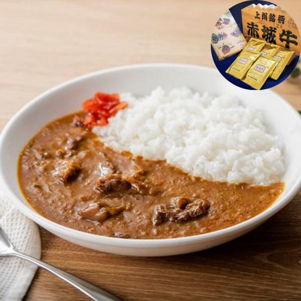 群馬 赤城牛カレー ゴールドタイプ 200g×5 (中辛)