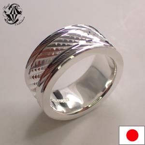 純銀 シルバー シンプル リング レディース メンズ 甲丸 幅広 7mm 指輪 