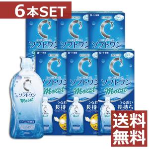 コンタクト洗浄液 ロート　Cキューブソフトワンモイスト 500ｍｌ ×6本　ソフトコンタクト洗浄液用洗浄液｜ファーストコンタクト