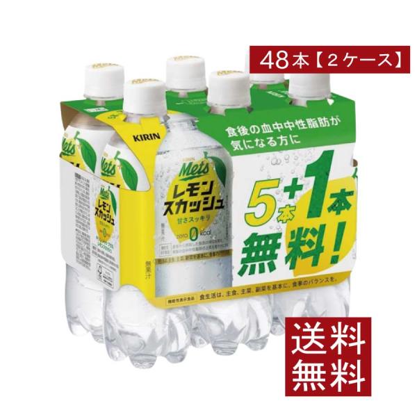 送料無料 キリン メッツ レモンスカッシュ 【480ml×5本＋1本パック】×2箱【48本】