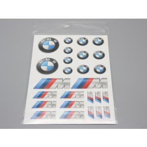 BMW 純正 BMWロゴ・Mロゴステッカー・セット 2枚入り (80282466211)