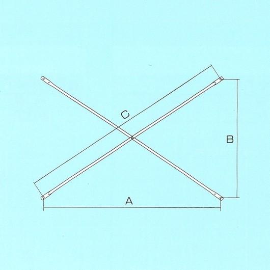 ALINCO(アルインコ) 鋼製ローリングタワー RT用部材 筋違い X1812 [法人限定][送料...