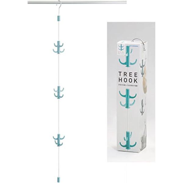 あおぞら ツリーフック スモーキーブルー | スモーキーブルー ツリーフック 収納 インテリア小物 ...