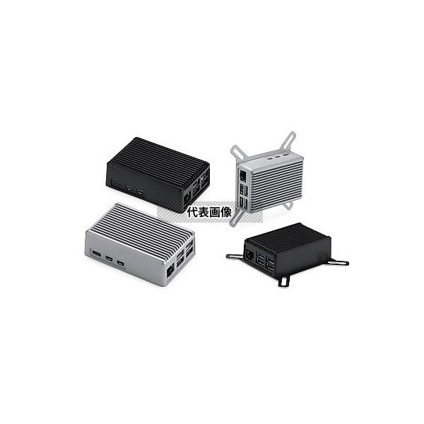 タカチ電機工業 RPH-5-H-B Raspberry Pi 5 専用ヒートシンクケース(ブラック)