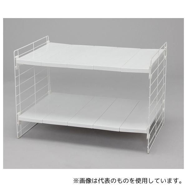 アイリスオーヤマ USD-2V シンク下伸縮棚 2段 ホワイト