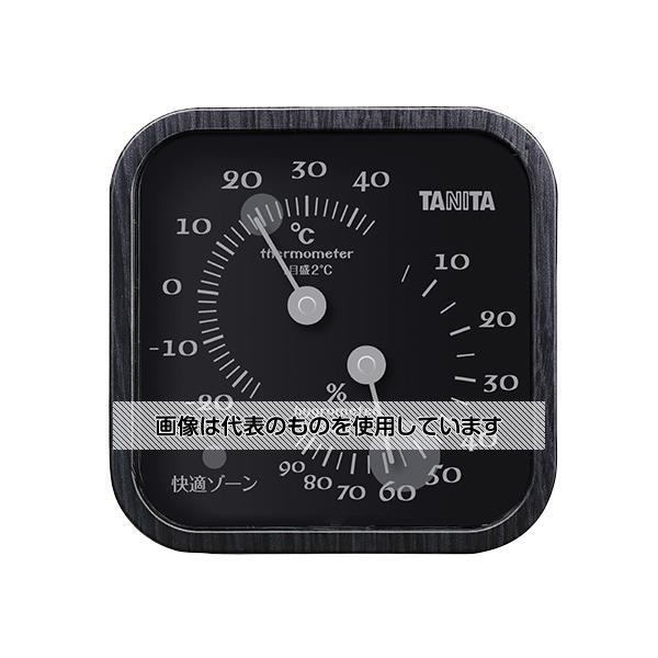 タニタ  温湿度計(アナログ) ブラック TT-570 入数：1個