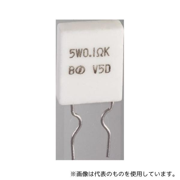 帝国通信工業 RGC5 0.22-OHM-K セメント抵抗器 220mΩ 5W ±10% 1袋(5個...