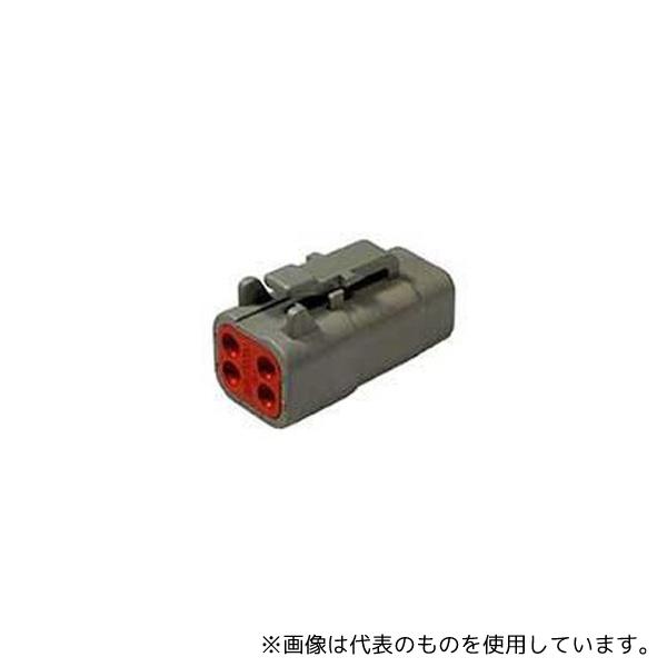 Deutsch DTM06-4S 自動車用コネクタ 4極 オス 7.5A グレー DTMシリーズ