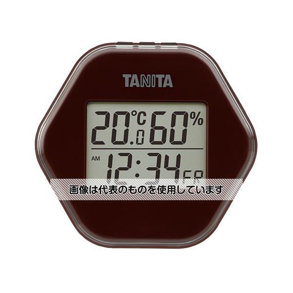 タニタ  デジタル温湿度計 ブラウン TT-573-BR 入数：1個