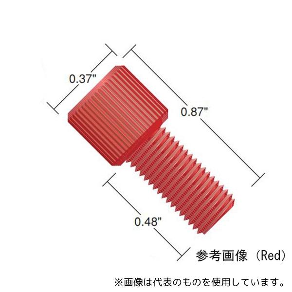 IDEX P-201X フランジレスナット Black Delrin for 1/16 OD tub...