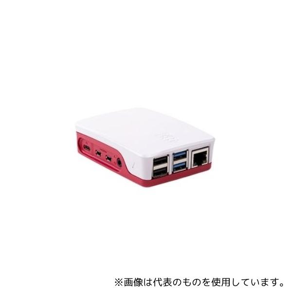 RS Pro 187-6749 Raspberry Pi 4 Model B用 公式ケース(赤/白)
