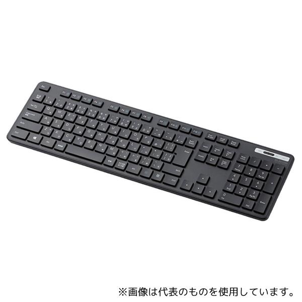 エレコム TK-FDM110TXBK 無線キーボード メンブレン式 フルサイズ 薄型 ブラック