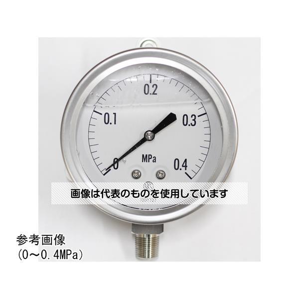 長野計器  グリセリン入圧力計(100Φ) 25MPa GV42-283 入数：1個