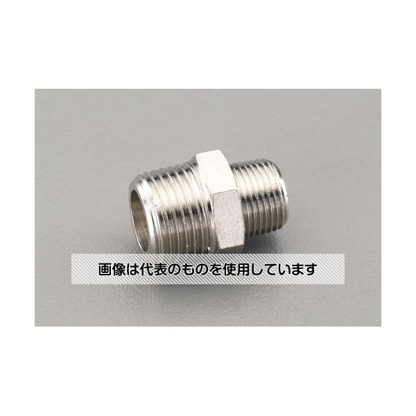 エスコ EA141CD-113 R 1/8xR 3/8 異径ニップル(真鍮製)