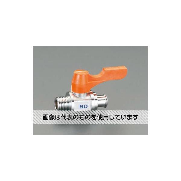 エスコ EA425BD-210 R 1/4x12.0mm ミニボールバルブ(ドレン用)