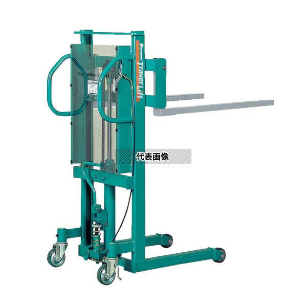 ビシャモン(スギヤス) 手動油圧式トラバーリフト STS15 フォーク形状:Xタイプ 最大積載能力：...