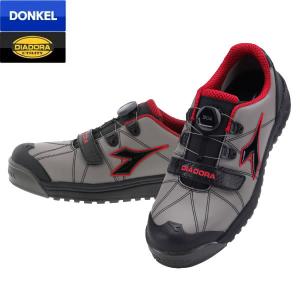 新商品 ドンケル 安全靴 ディアドラ パラキート PK832 グレー/レッド/ブラック
