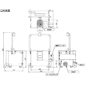エバラ 可搬式 長靴洗浄機 ARB-N AC1...の詳細画像1