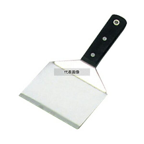 18-0(ステンレス) 木柄 幅広ターナー (幅128×全長250)  ターナー  No.06788...