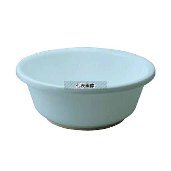 RISU(リス) H&amp;H 湯桶 ゴム付 (ブルー)  3.2L φ270×H102mm  店舗備品/...